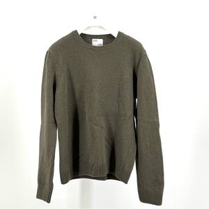 Colorful Standard Men’s Classic Merino Wool Crew Sweater in Dusty Olive Size M